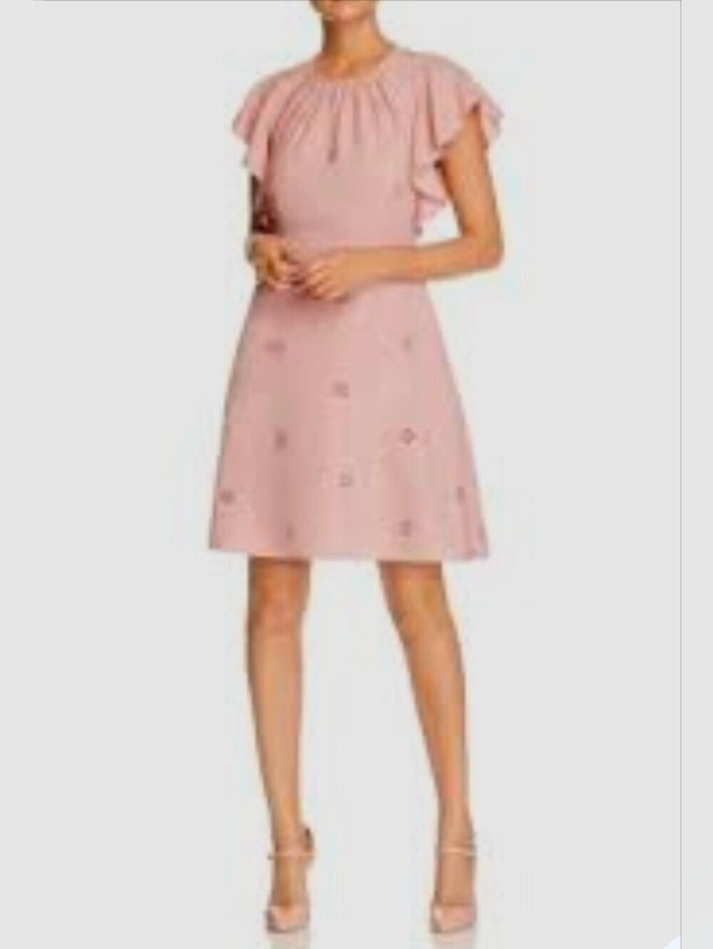 Kate Spade Cutout Crepe Dress In Peony, Size 2 - Picture 1 of 6